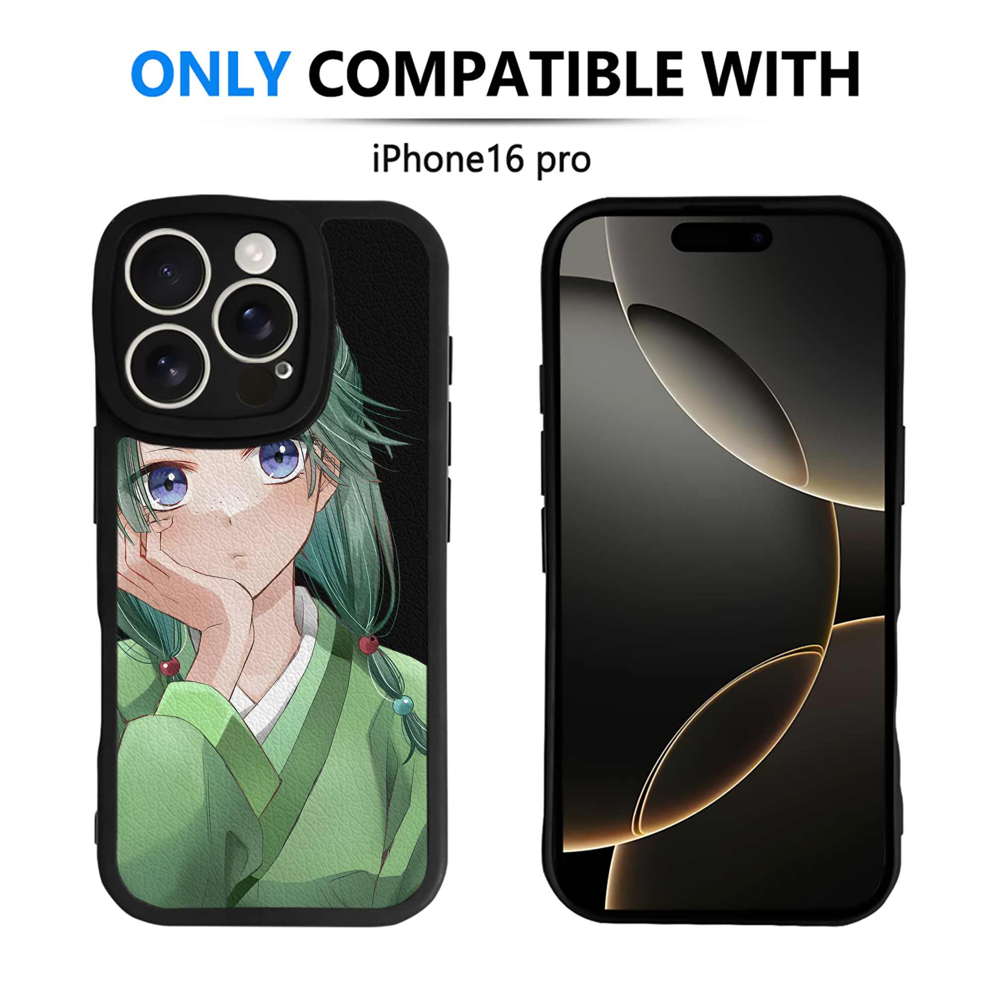 （画像用） 薬屋のひとりごと The Apothecary Diaries 【iPhone 16シリーズ対応】シリコンスマホケース（レザー調） 材質：シリコン